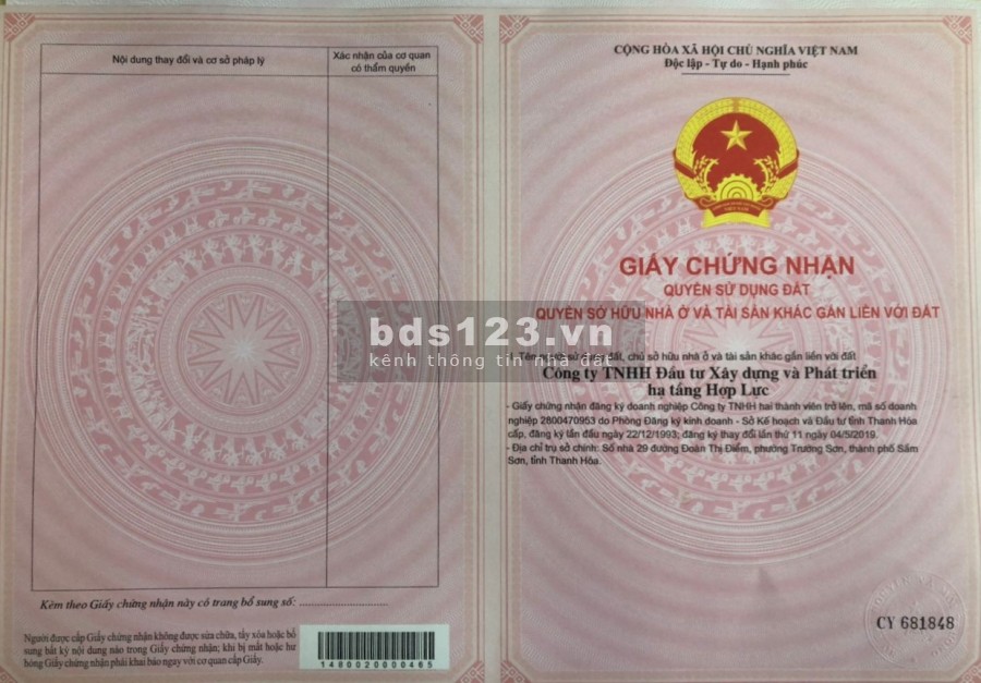 Cần bán lô đất 90m2 gần Trường chuyên lam sơn, TP THanh Hóa