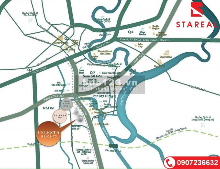 Siêu phẩm Celesta Heights-Keppel Land chính thức mở bán tháng 7 đường Nguyễn Hữu Thọ