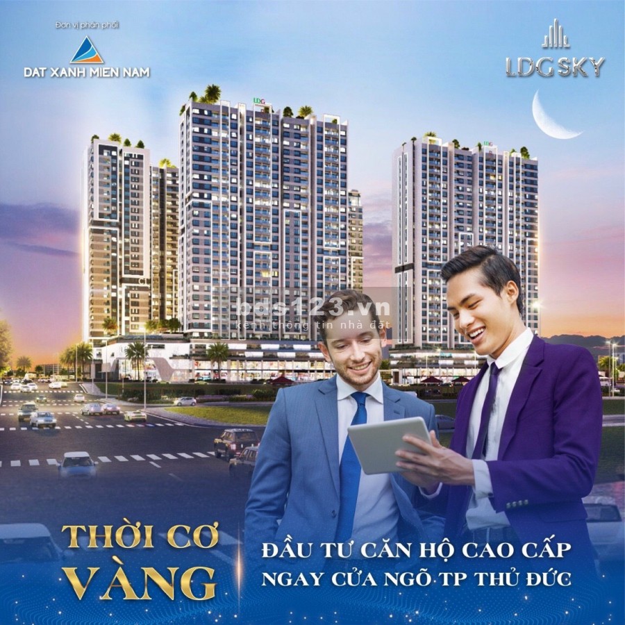 Duy nhất 1 căn giá trực tiếp từ chủ đầu tư căn 2PN dt 76m2, chung cư LDG Sky