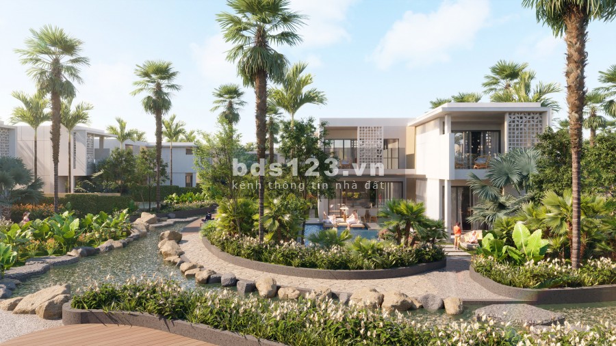 Biệt thự mặt tiền biển Hồ Tràm Angsana Residence. sổ hồng từng căn. du lịch miễn phí 24 quốc gia toàn cầu