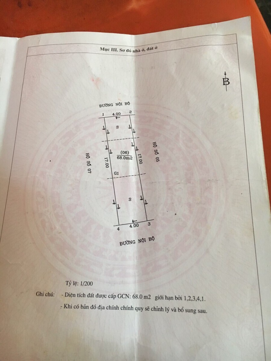 Chính chủ bán đất phân lô ô tô đỗ cửa, dt 68m2, chia đôi tuyệt đẹp, giá đầu tư