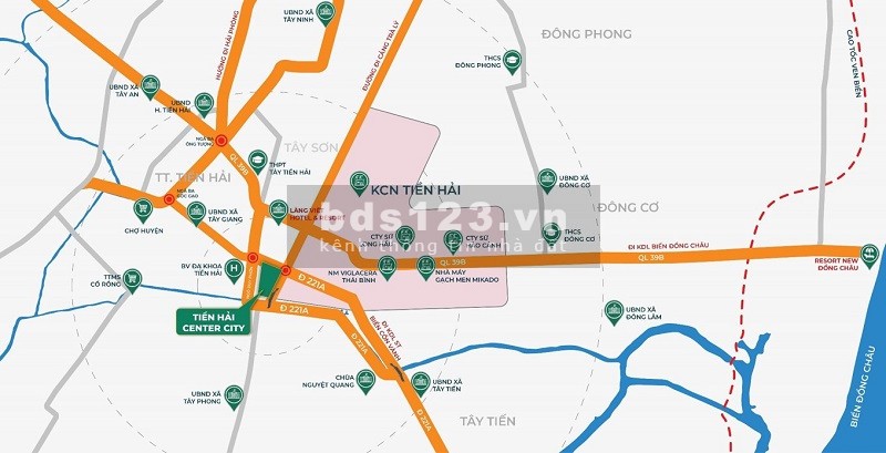 Đất nền sổ đỏ dự án Tiền Hải Center City - Thái Bình, pháp lý sở hữu lâu dài giá tốt đầu tư