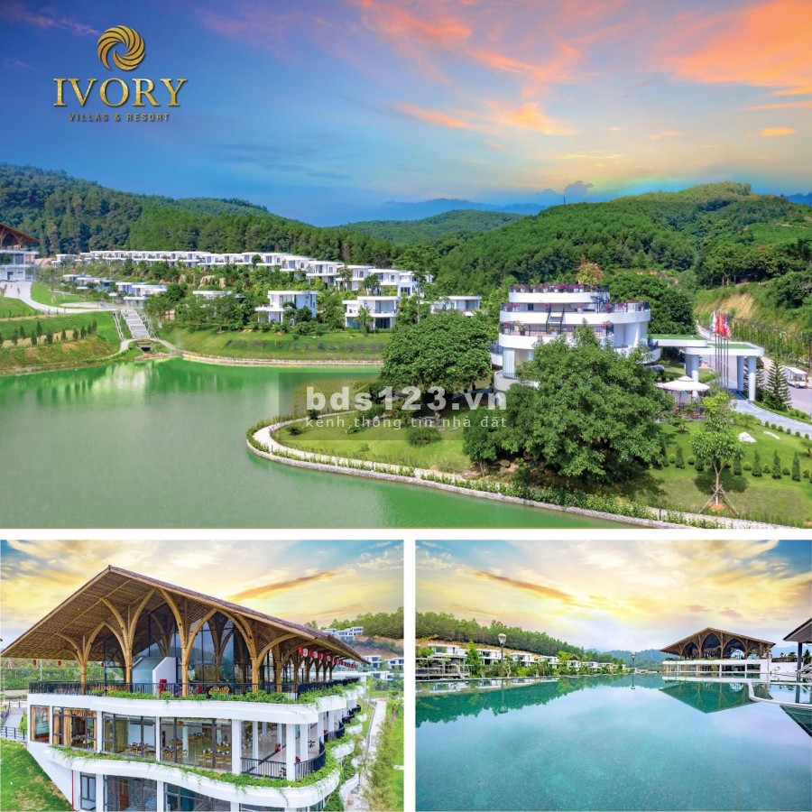 Bán biệt thự ngay mặt đường Quốc lộ 6 Lương Sơn Hòa Bình, Ivory Villas & Resort