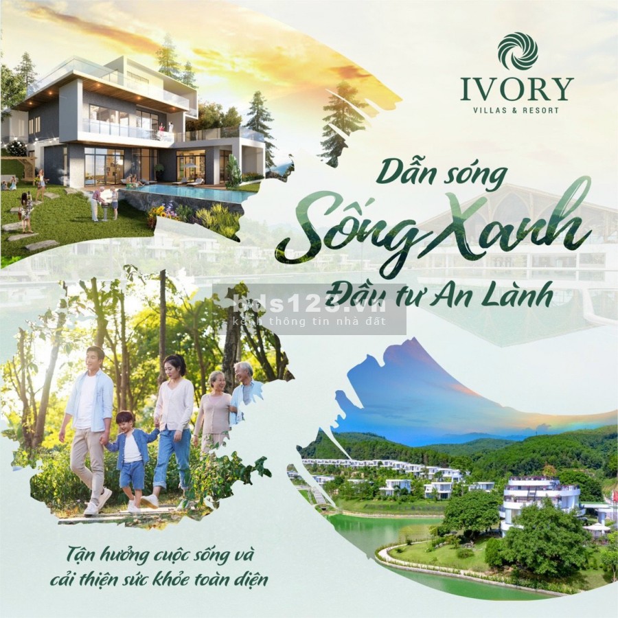 Bán biệt thự ngay mặt đường Quốc lộ 6 Lương Sơn Hòa Bình, Ivory Villas & Resort