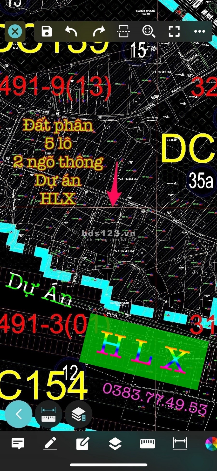 SĐCC Cần bán lô đất 75m – 2 ngõ cạnh nhà thông dự án Hạ Long Xanh