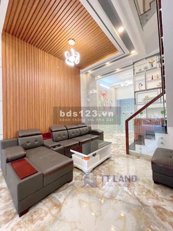 Nhà đẹp lung linh khu dân cư Sài Gòn, mới hẻm xe hơi, 1 trệt, 2 lầu
