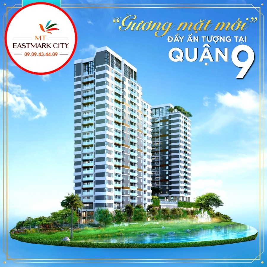 MT Eastmark City Quận 9 bảng giá tháng 07/2021 - Hotline: 0909434409 dtsd 60m2, 2 pn, giá 2 tỷ