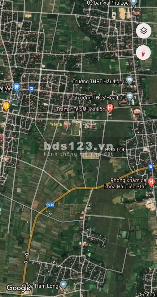 Bán đất Hoa Lộc hoàn thiện hết cơ sở hạ tầng, giá bán 1.1 tỷ, lhcc