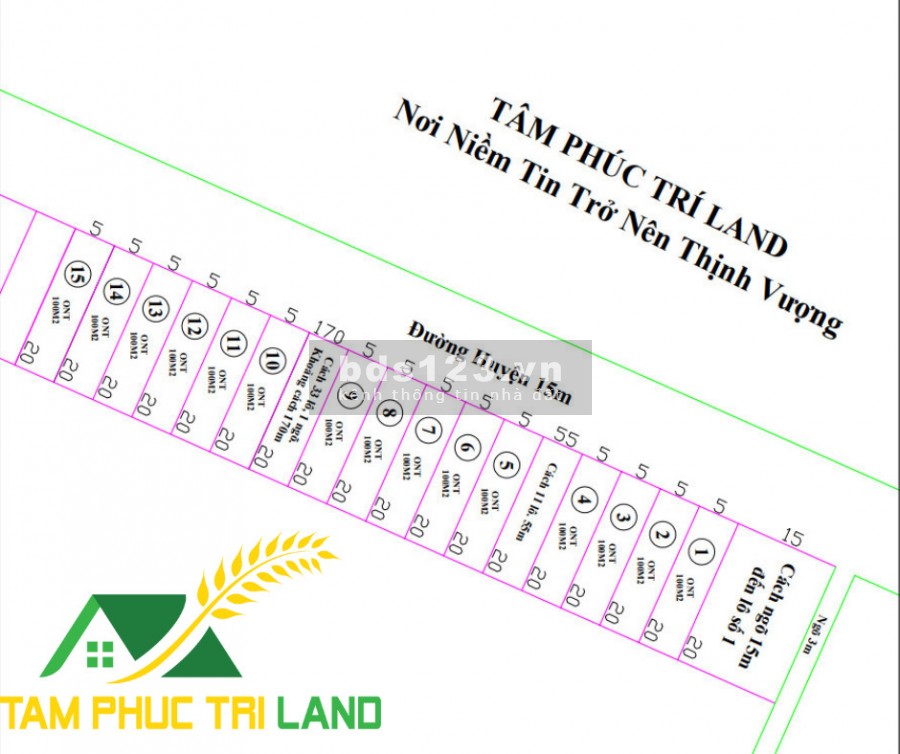 Bán đất sổ đỏ Vũ Tây mặt đường 9m, sổ đỏ chính chủ, giá công khai 850 triệu