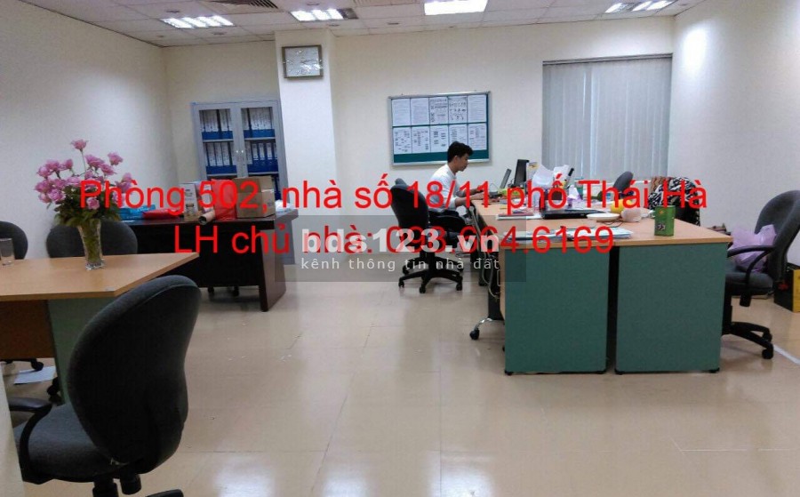 Văn Phòng cho thuê Thái Hà 45m2 giá rẻ, tiện ích đầy đủ, hiện đại