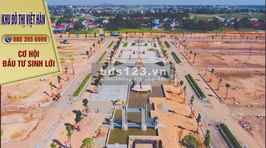 Nhận đăng ký nhu cầu đầu tư dự án Khu đô thị Việt Hàn, sở hữu vĩnh viễn