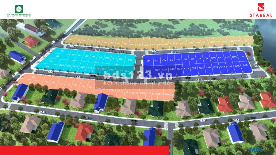 Dự án An Phước Riverside sổ đã có từng nền, hạ tầng hoàn thiện, lh 0904474919