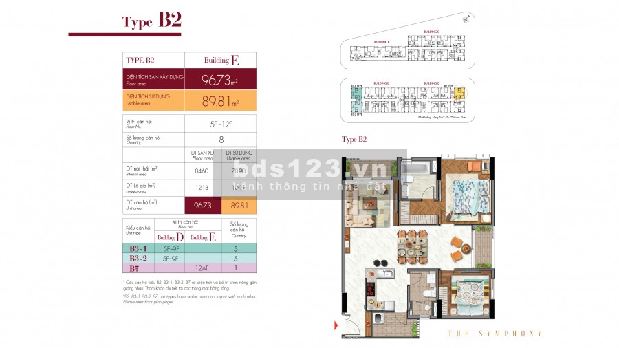 Duy nhất 1 căn góc bán giá gốc – Midtown Phú Mỹ Hưng, 2 PN, 98 m2. Nhà cơ bản