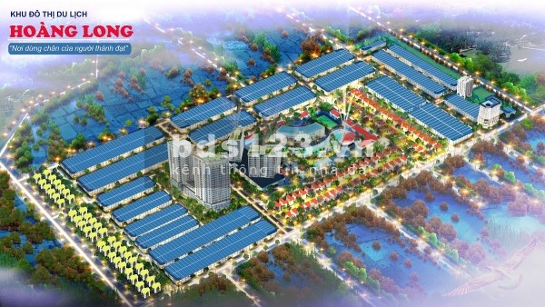 Đất block A4 dự án khu đô thị Hoàng Long, gián bán 28 triệu/m2, đường trước lớn