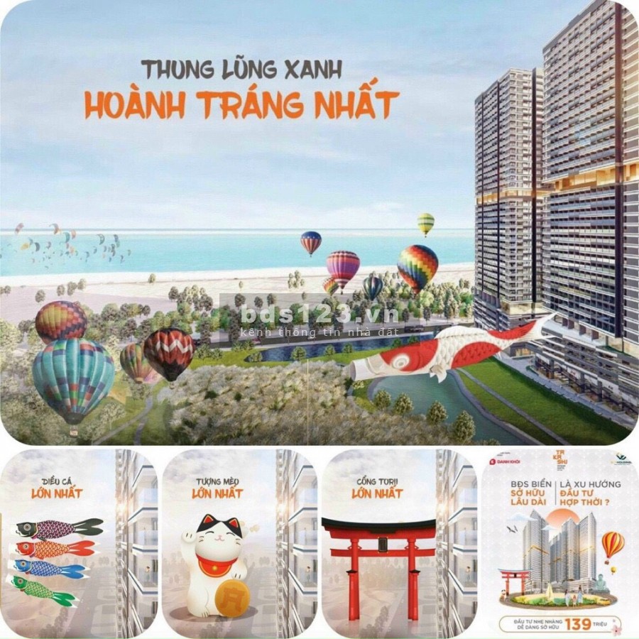 Bán chung cư căn hộ Biển sổ hồng lâu dài, chung cư Takashi Ocean Suite
