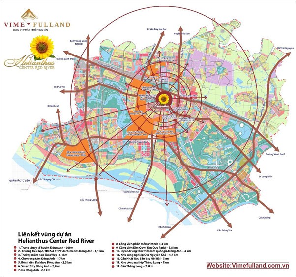 Khu đô thị kiểu mẫu Vimefulland Đông Anh, chiết khấu thanh toán sớm lên đến 7 %
