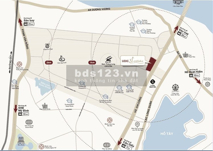 Chung cư Udic Westlake, dtsd 84m2, 2PN, bán có sẵn full nội thất, lhcc