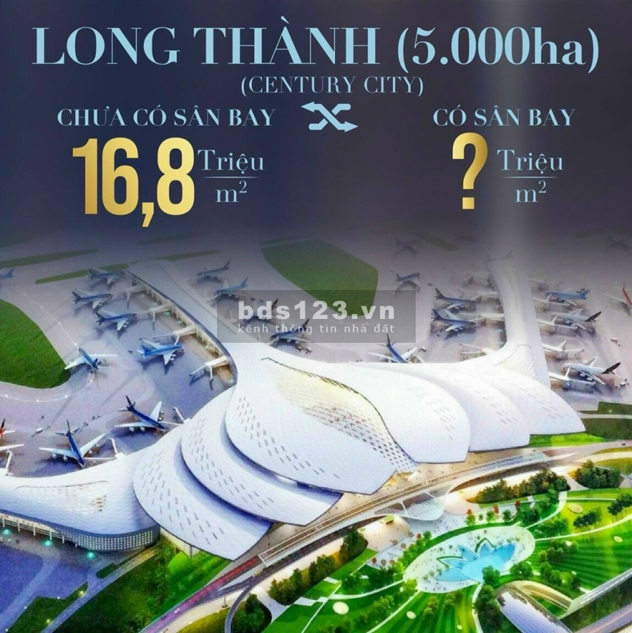 Đất vàng sân bay Long Thành, sổ hồng trao tay, giá đầu tư sinh lời