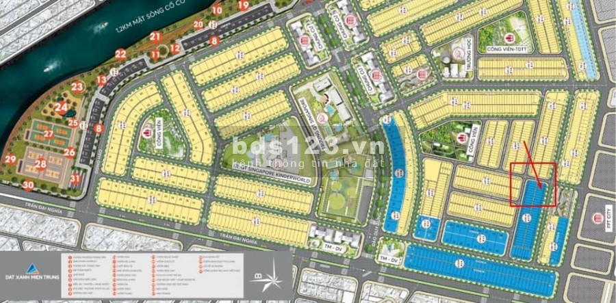 Đất Đà Nẵng Pearl, 100 m2, Đường 17.5, Giá chỉ 1,4 tỷ
