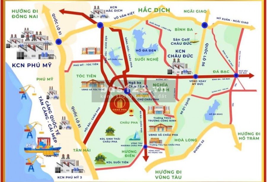 Cần bán đất nền tại thị xã Phú Mỹ, đã có sổ, thổ cư 100m2, giá tốt thị trường