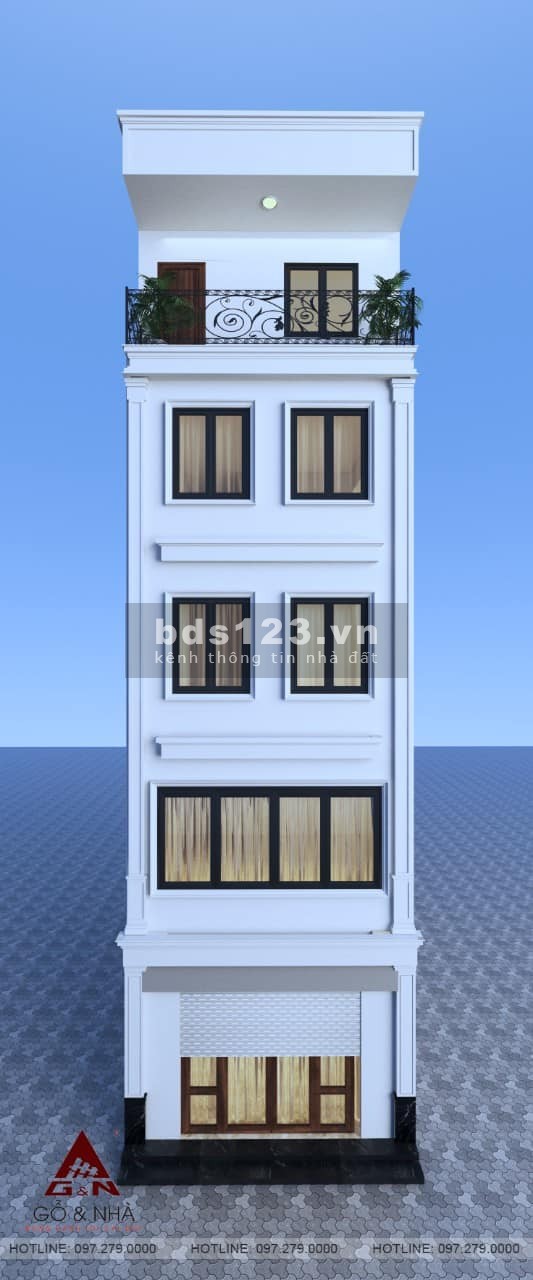Bán bán 3.8 tỷ Võ Chí Công, dt 32m, 5 tầng đúc, mt 5.5m, cực kì thoáng và đẹp nở hậu