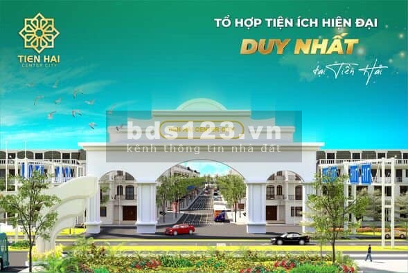 Bán lô đất nền xuất ngoại giao giá siêu tốt tại Tiền Hải Center City - Khu Đô Thị Trái Diêm 3