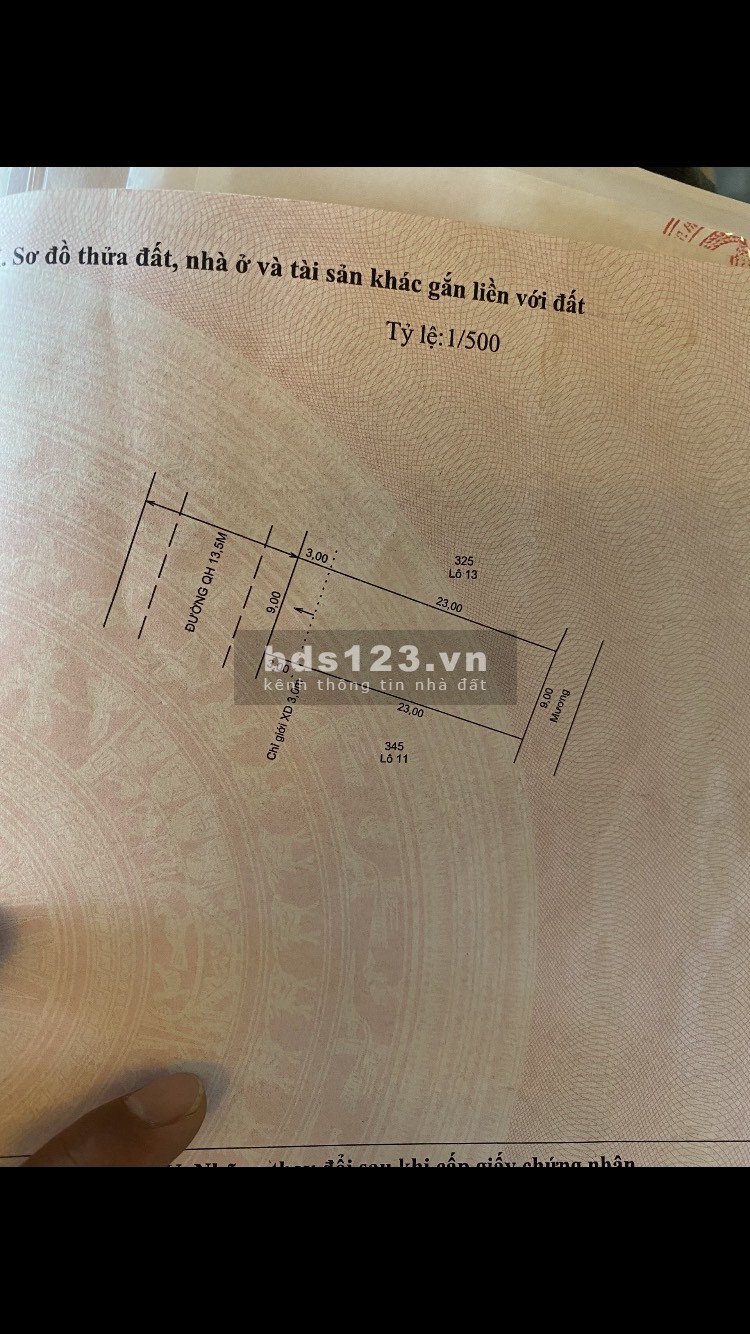 Cần Bán Đất Khu Quy Hoạch Lộc Trì, giá bán 1.06 tỷ, lh 0985571573