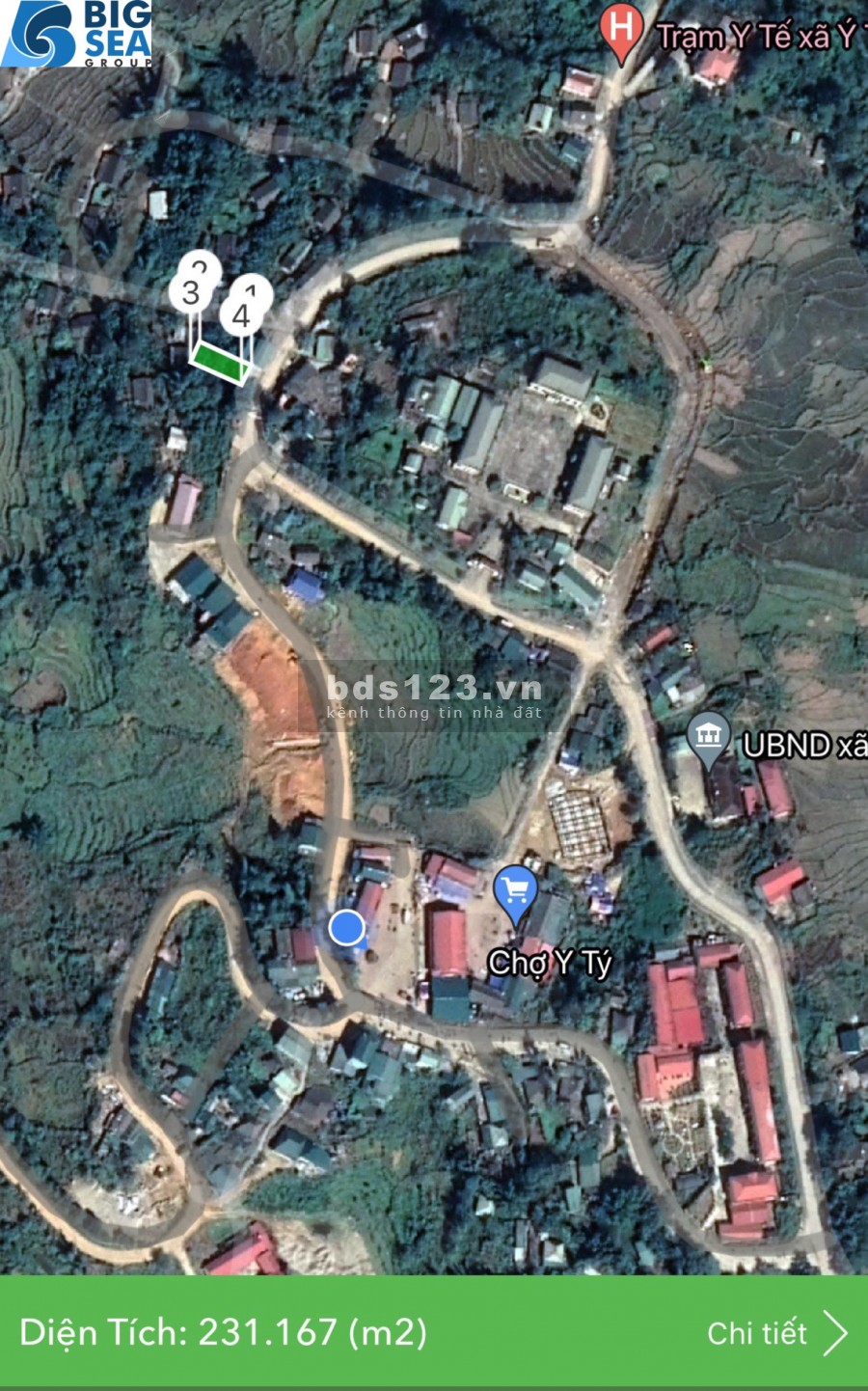 Bán đất Y Tý ( Sapa 2) S= 205m2 ở vị trí Vàng trung tâm Y Tý, pháp lý rõ ràng 0822356688