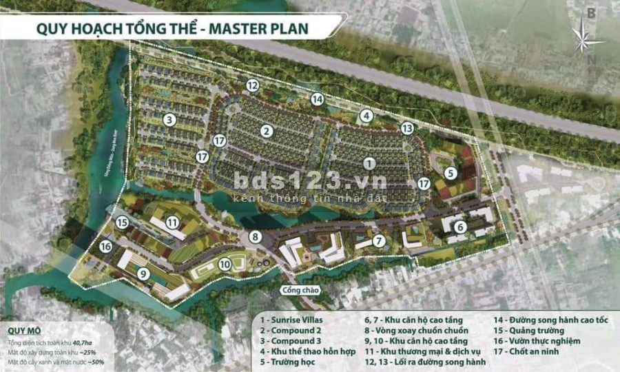Biệt thự độc nhất khu Compound đầu tiên tại Long Thành, lh 0978726139
