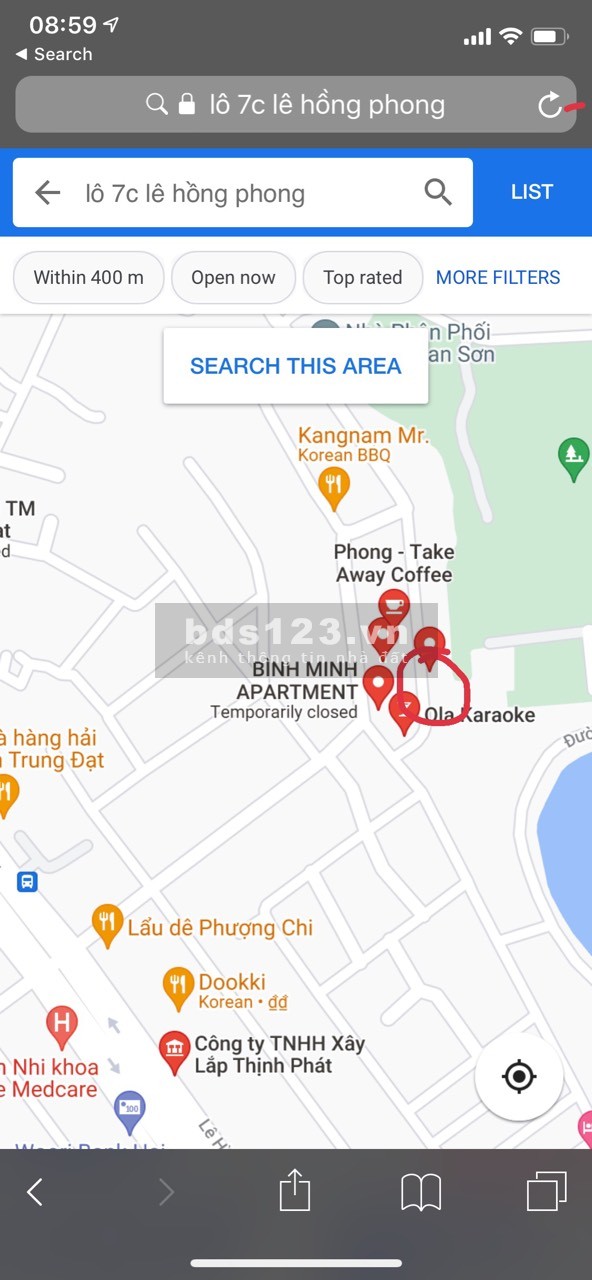 Bán gấp lô đất tuyến 2 Lê Hồng Phong giả cả vừa phải, liên hệ 0945765483