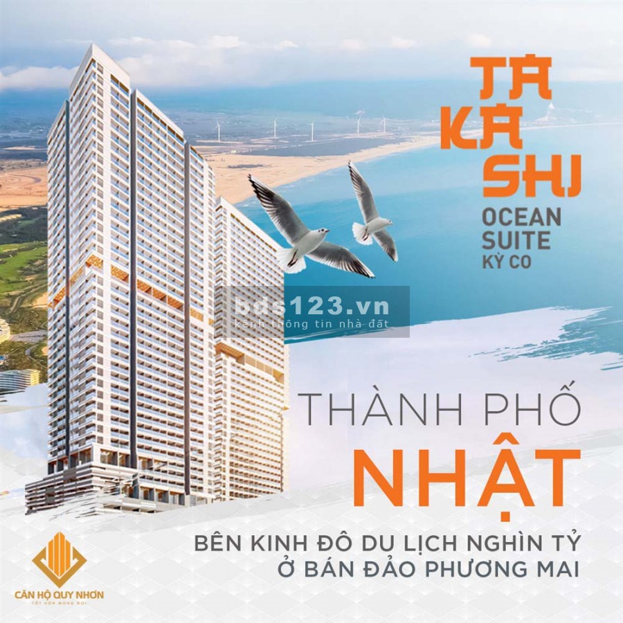 Takashi Ocean Suite căn hộ view biển 5 sao, tiện ích đầy đủ đẳng cấp