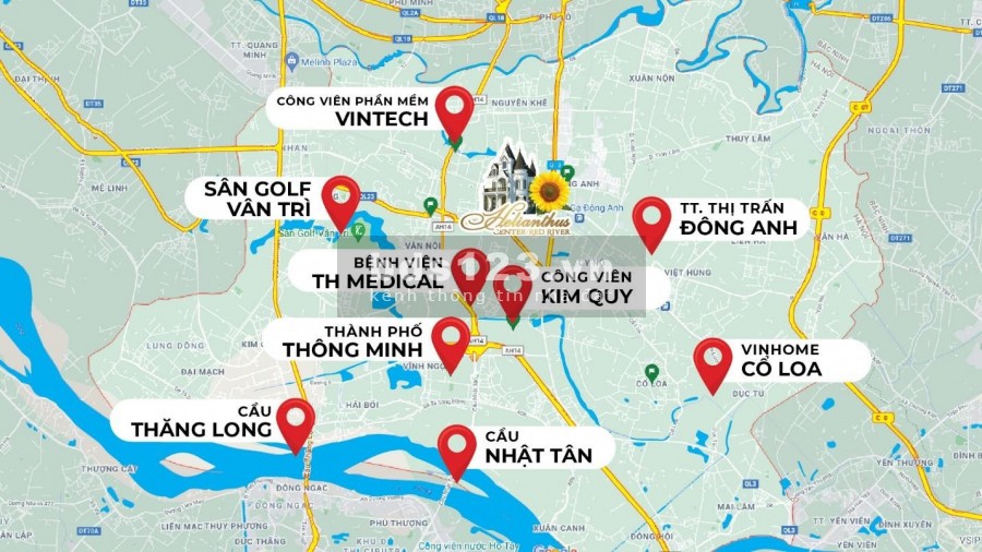 Bán liền kề shophouse biệt thự trung tâm Đông Anh, hoàn thiện xong cơ sở hạ tầng