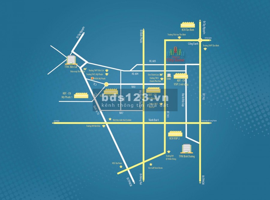 Dự Án Khu Dân Cư Bencat City Zone, chiết khấu 10% trên tổng giá trị