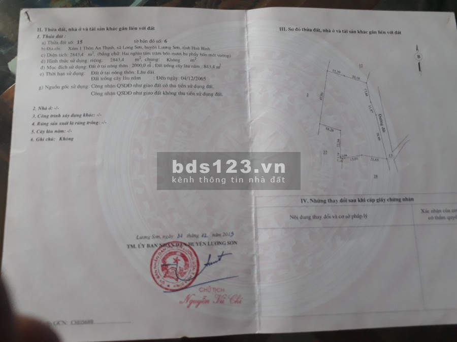 Đẹp bất chấp rẻ bất ngờ hơn 1 tỷ có ngay 825m thổ cư nghỉ dưỡng Lương Sơn Hoà Bình