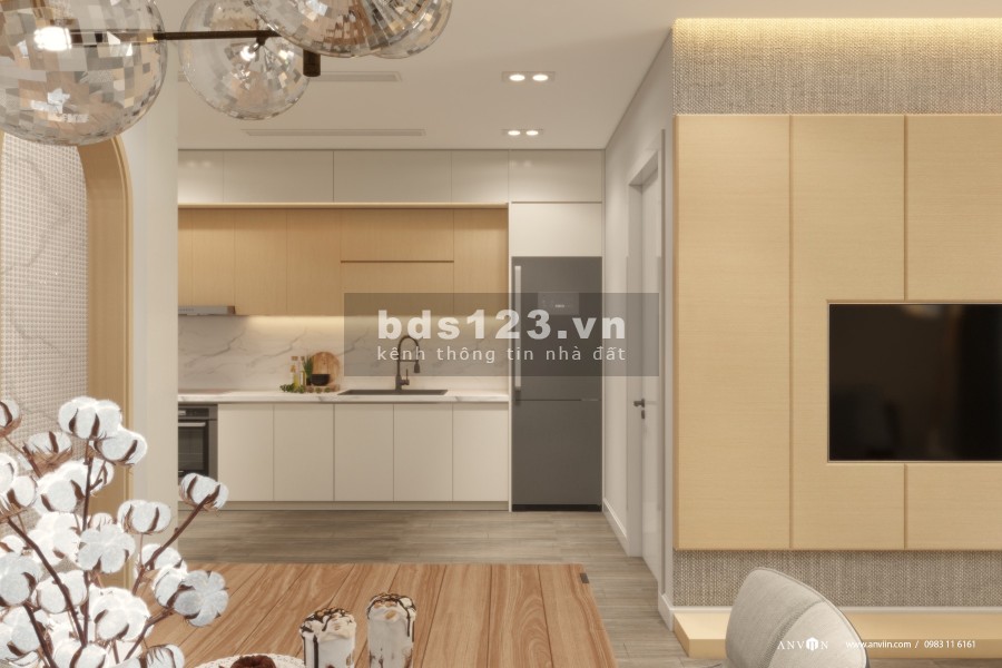 Chung cư cao cấp, giá bình dân, nội thất bao gồm sàn gỗ, kiến trúc đẹp
