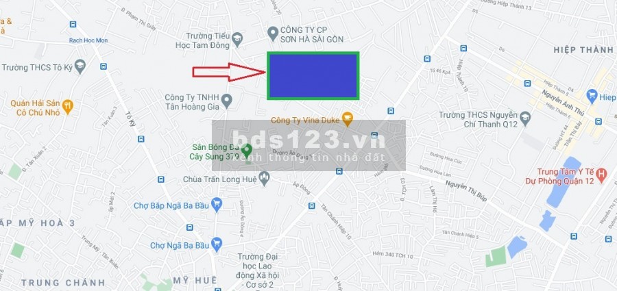 Lô góc cực đẹp Thới Tam Thôn - Quận Hóc Môn, giá thoả thuận