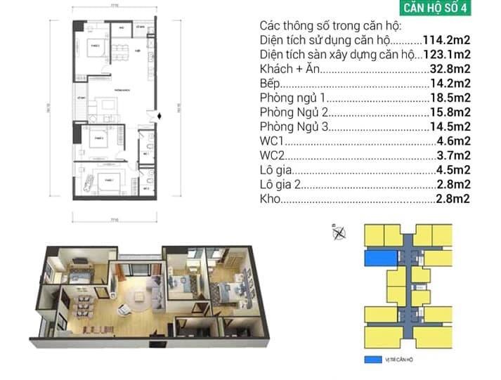 Căn hộ Housinco Premium siêu hiếm siêu hot ngay mặt đường Nguyễn Xiển, giá 34 triệu/m2, full nội thất