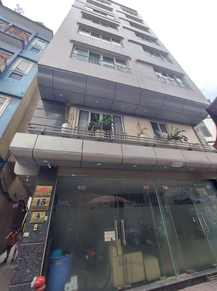Bán Tòa Nhà Arpartment Trần Thái Tông 15 căn hộ dòng tiền 2.2 tỷ/năm, dt 115m2, 9 tầng, giá 30 tỷ