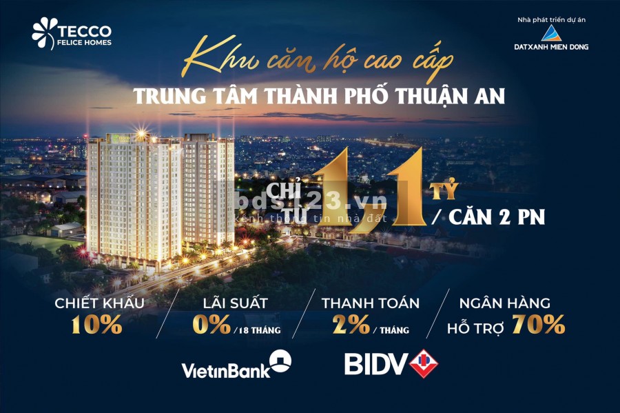 Tecco Felice Home tiện ích trong tầm tay, vị trí vàng, vạn kết nối