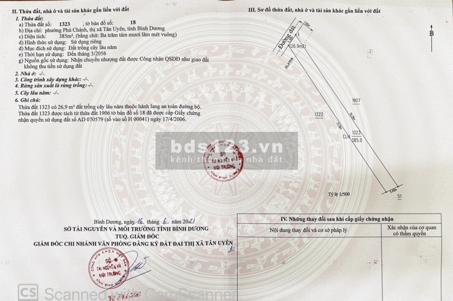 Ngộp 2 nền đất Phú Chánh sổ sẵn 10 ngày công chứng sang tên. Để lại giá gốc khi cọc.