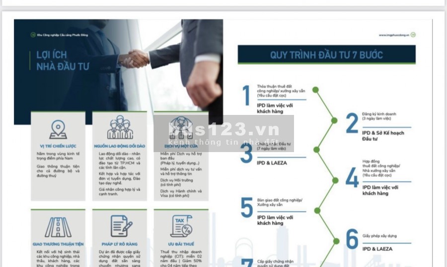 Cho thuê đất rộng 45hecta khu công nghiệp Câù Cảng Phướng Đông Long An