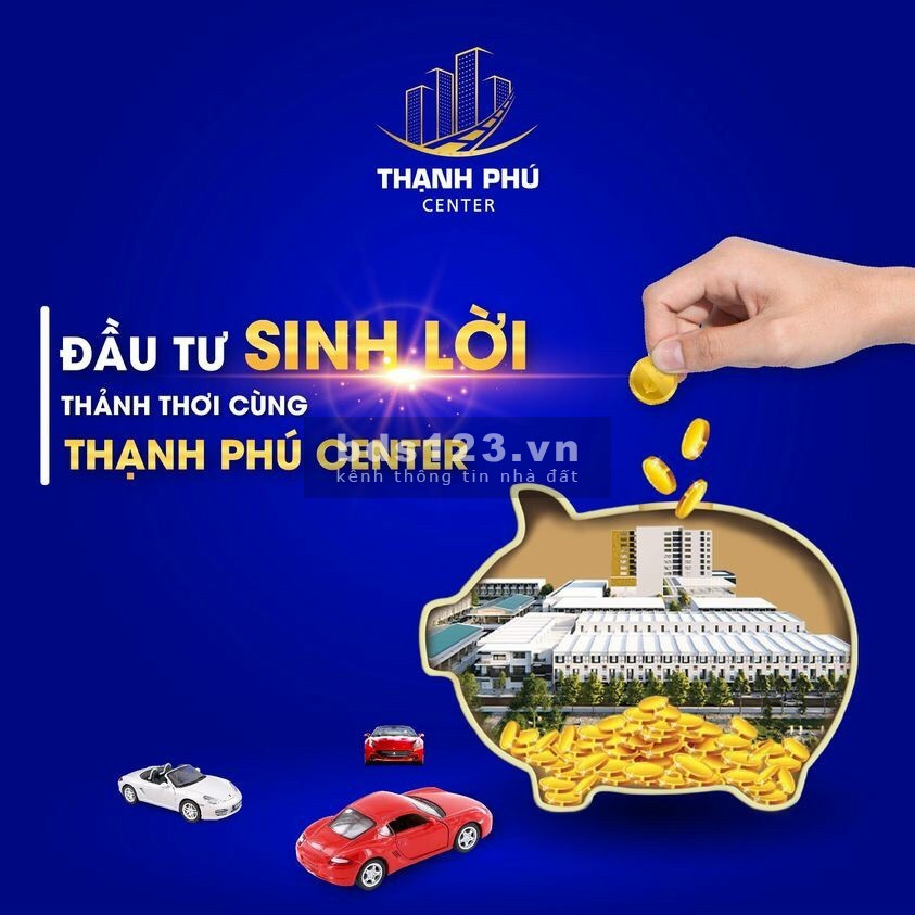 Hỗ trợ vay vốn 70% vị trí đẹp giá cả hợp lý, dự án Thạnh Phú Center, giá 14 triệu/m2