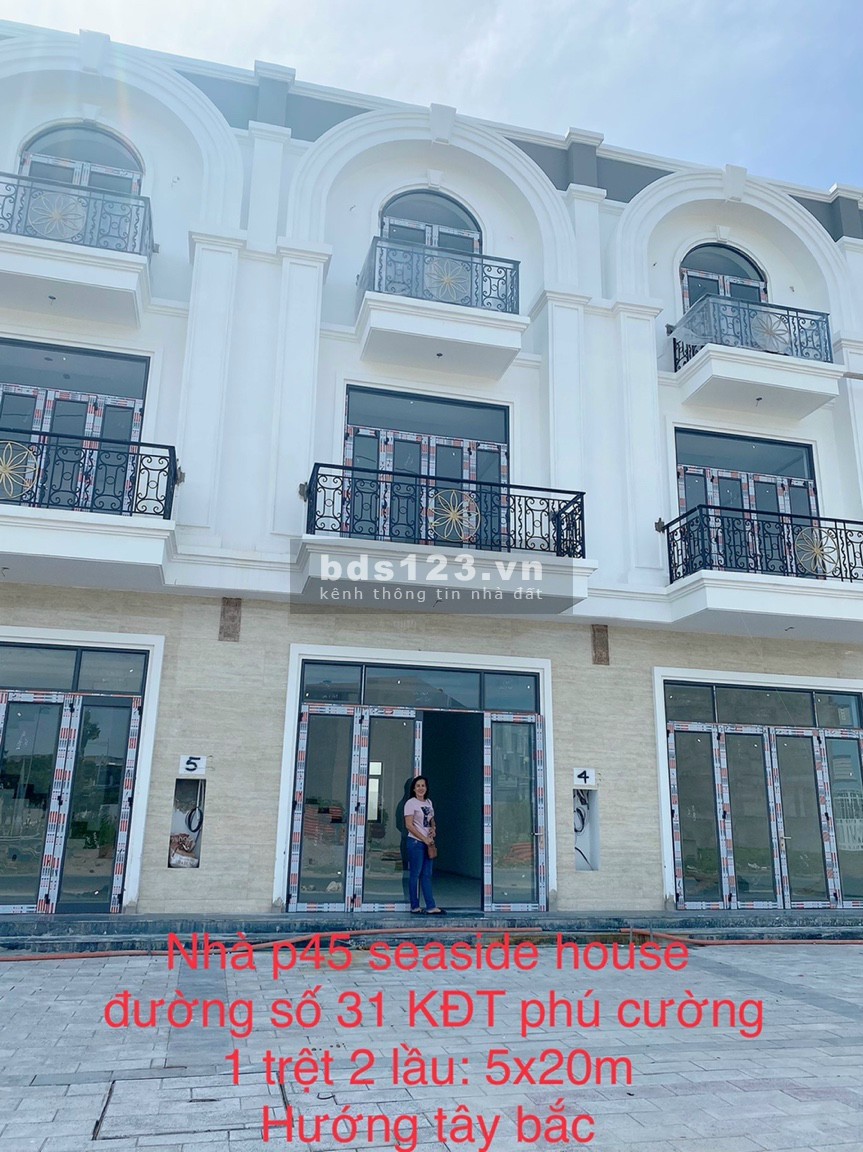 Bán Shophouse Seside KĐT Phú Cường 5x18m Hướng Đông Nam giá chỉ 2.7 tỷ ko thương lượng