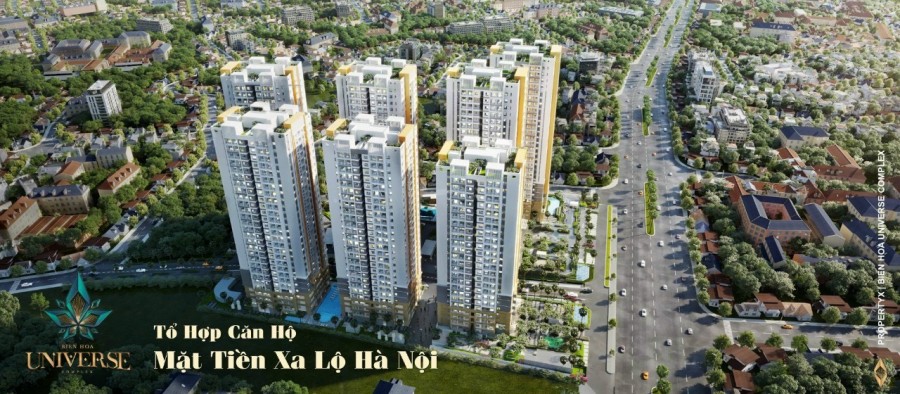 Bán căn hộ Biên Hòa Universe Complex ngay mặt tiền xa lộ hà nội, sổ hồng sở hữu lâu dài, giá chỉ từ 2 tỷ/căn