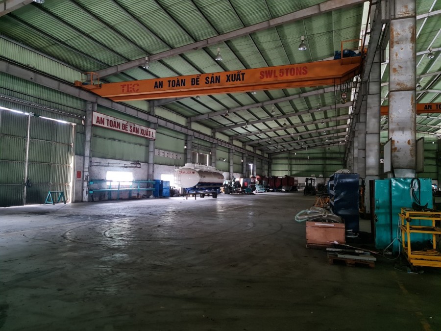 Cho thuê nhà máy, kho xưởng tại mặt đường Quốc Lộ 5 Mỹ Hào HƯng Yên giá mùa covid