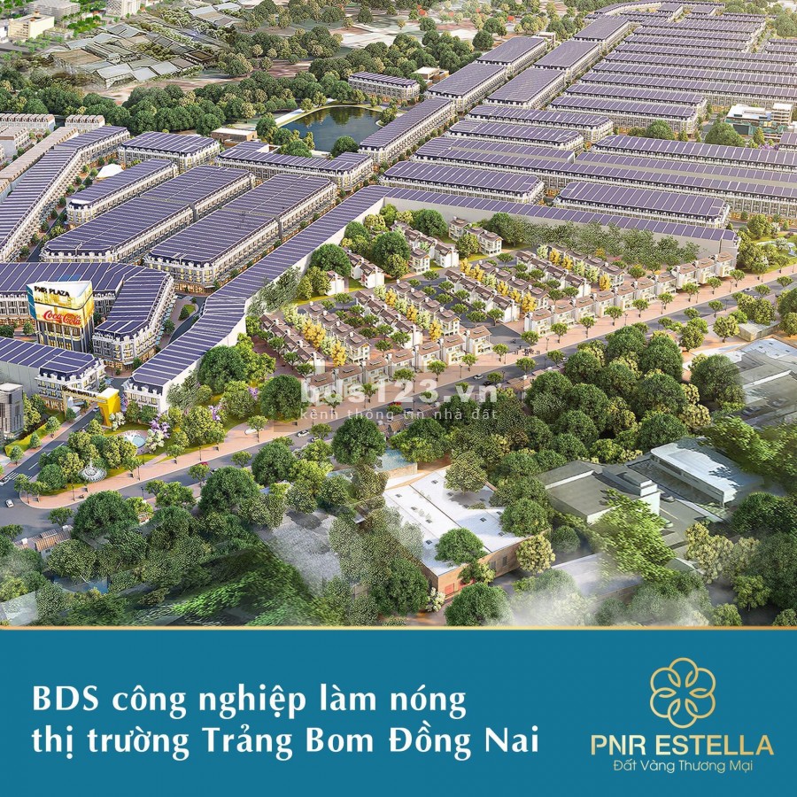 Đất đô thị nhà phố PNR Estella (5x20m), ngay KCN Sông Mây