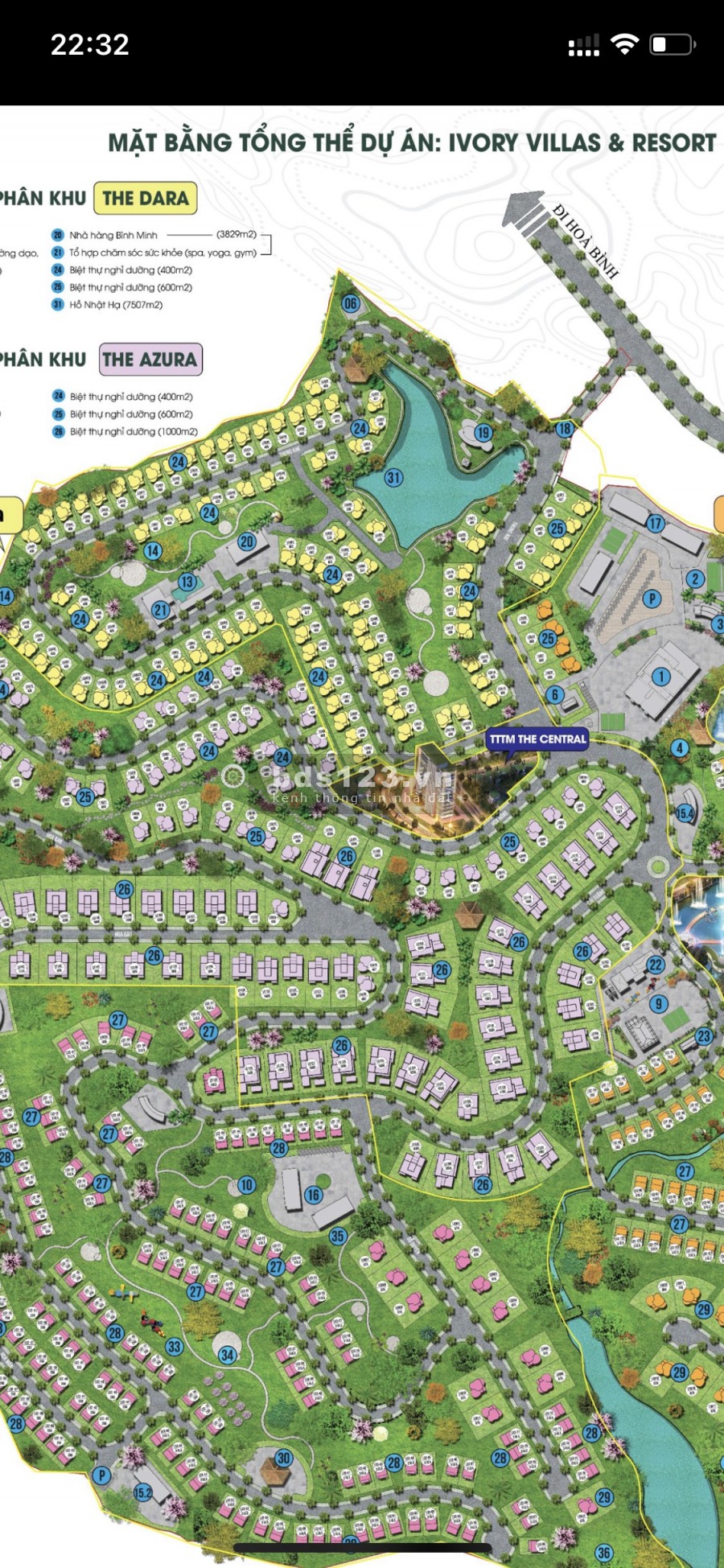 Bán biệt thự nghỉ dưỡng 5* Ivory Hoà Bình, ls 0%18 tháng, giá từ 6 tỷ, lh 0975557534
