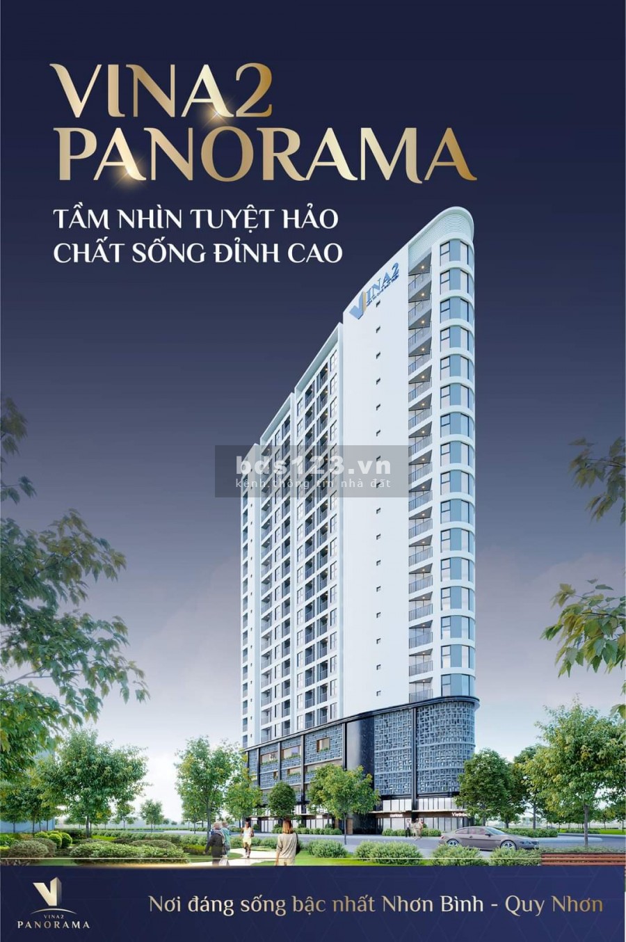 Vina2 Panoramas Quy Nhơn, căn hộ sông Hà Thanh Trì, tiện ích đòng bộ 0986.023.726