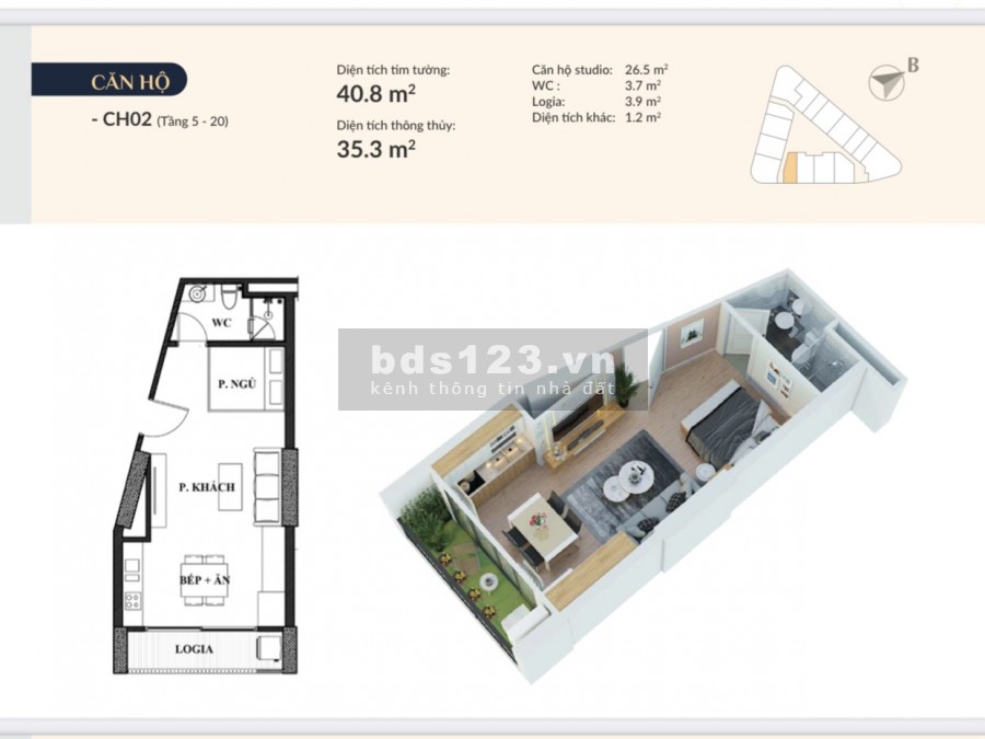 Bán chung cư giá rẻ Quy Nhơn - Vina2 Panorama chỉ từ 750 triệu 0965.268.349