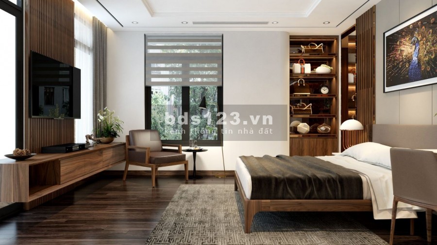 Bán nhà đẹp Nguyễn Đình Hoàn DT 36 m2 – khu phố phân lô, an ninh tốt.